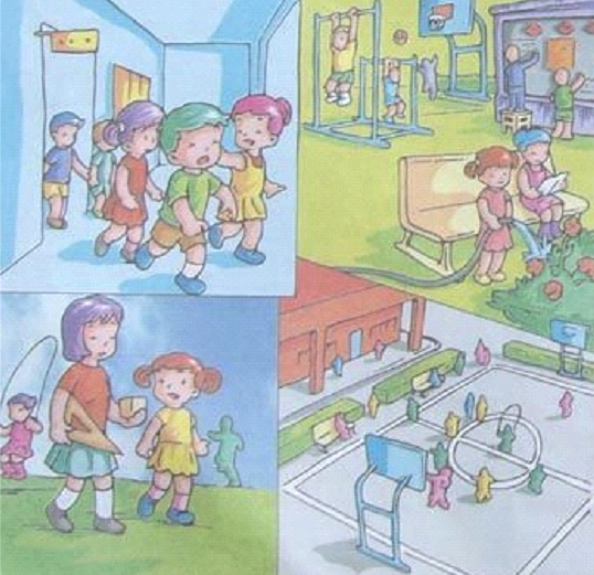 小學生一年級看圖寫話:課間活動 小學生一年級看圖寫話:課間活動